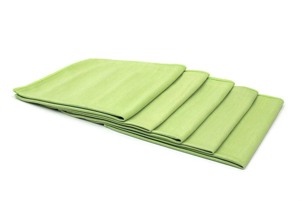 [Smooth Glass] Microfiber Window and Mirror Towel (16 in. x 16 in., 260 gsm) 5 pack